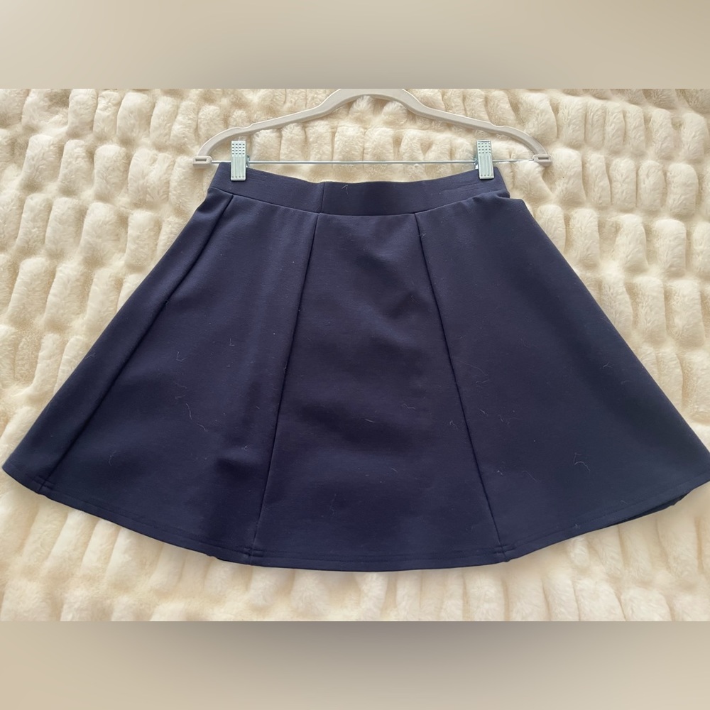 Adorable fit-n-flare LOFT thick cotton skirt